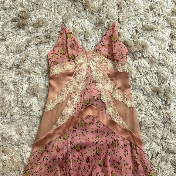 D&G Floral silk Chiffon dress size 40 - Picture 9 of 9